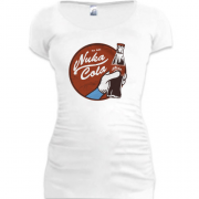 Женская удлиненная футболка Nuka-Cola (Fallout)