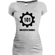 Женская удлиненная футболка War Never Changes (2)
