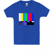 Дитяча футболка з телевізійної тест-таблицею