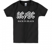 Детская футболка AC/DC Black in Black