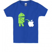Дитяча футболка Android vs Apple
