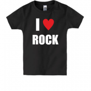 Детская футболка I love Rock
