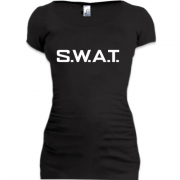 Женская удлиненная футболка S.W.A.T.