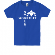 Детская футболка Street Workout (крестом)