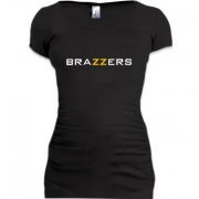 Женская удлиненная футболка Brazzers