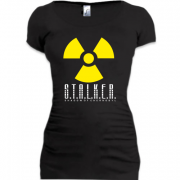 Женская удлиненная футболка Stalker