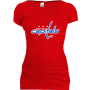 Женская удлиненная футболка Washington Capitals (2)