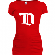 Женская удлиненная футболка Detroit Red Wings (2)