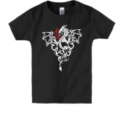 Детская футболка Кучерявый дракон