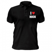 Чоловіча сорочка-поло I love Rock