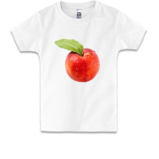 Детская футболка с яблоком