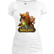 Женская удлиненная футболка World of Warcraft (2)