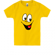 Детская футболка с озорным смайлом