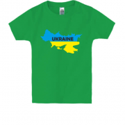 Детская футболка с картой УНР