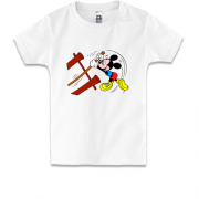 Детская футболка Мики с жердью
