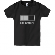 Дитяча футболка Life Battery