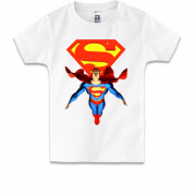 Детская футболка Летящий супермен