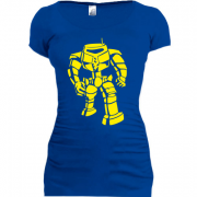 Женская удлиненная футболка Шелдона Manbot