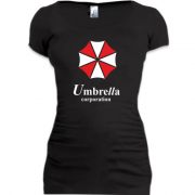 Женская удлиненная футболка Umbrella corporation