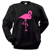 Свитшот с розовым фламинго