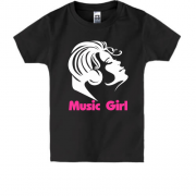 Детская футболка Music Girl