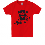 Детская футболка Злая девочка