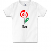 Детская футболка Роза