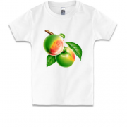 Детская футболка с яблоневой веткой