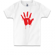 Детская футболка Кровавый отпечаток
