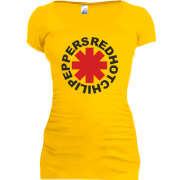 Женская удлиненная футболка Red Hot Chili Peppers 4