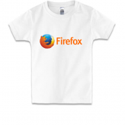 Детская футболка с логотипом Firefox