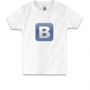 Детская футболка с логотипом В Контакте 2