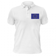 Рубашка поло с флагом  Евро Союза