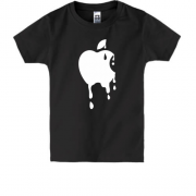 Детская футболка Стекающий Apple