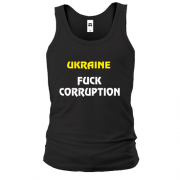 Чоловіча майка Ukraine Fuck Corruption