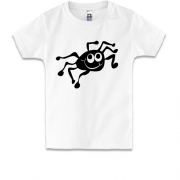 Детская футболка с веселым паучком