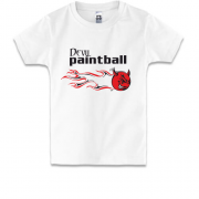 Детская футболка Devil paintball