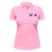 Жіноча футболка-поло з очима
