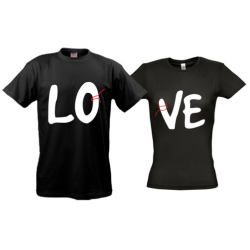 Парные футболки "Love с нитками"