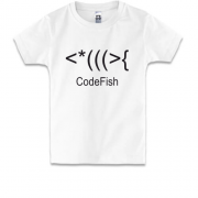 Детская футболка code fish