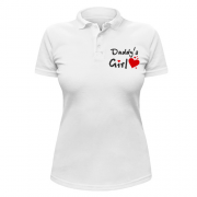 Жіноча футболка-поло Daddy's Girl