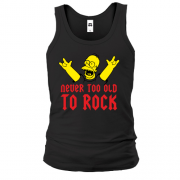 Чоловіча майка Never too old to rock!