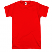 Мужская красная футболка