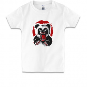 Детская футболка со злой пандой