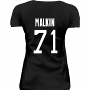Женская удлиненная футболка Evgeni Malkin