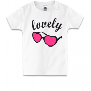 Дитяча футболка з рожевими окулярами Lovely