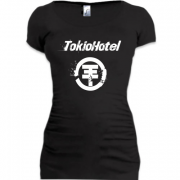 Женская удлиненная футболка Tokio Hotel
