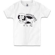 Детская футболка Мууузыка