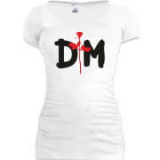 Женская удлиненная футболка Depeche Mode