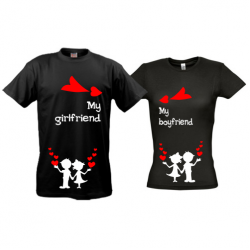 Парні футболки My-girlfriend-boyfriend